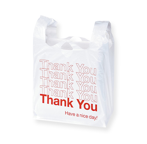 Thank you plastic bag - category